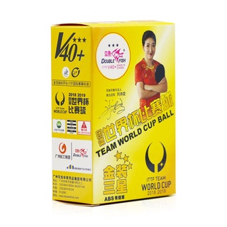 Quả bóng bàn đạt chuẩn thi đấu thế giới Double Fish V40+ hộp 6 quả - shop bóng bàn giá rẻ