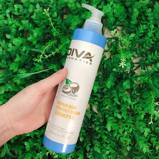 Dầu gội diva organic care phục hồi và bảo vệ màu nhuộm 500ml
