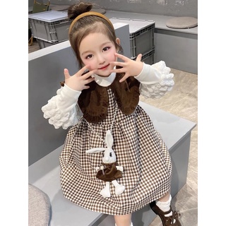 Set áo váy yếm kẻ cho bé yêu 10-25kg