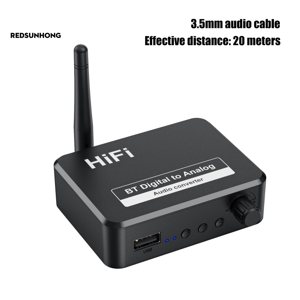 Bộ Chuyển Đổi Âm Thanh Kỹ Thuật Số Bluetooth 5.1 Sang Analog RCA Chống Nhiễm Trùng