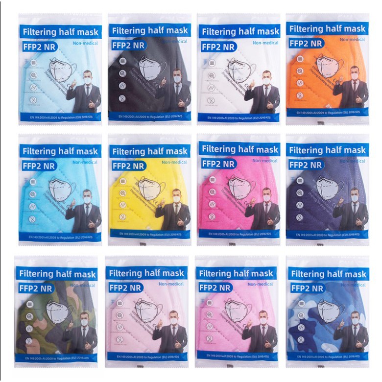 KN95 khẩu trang FFP2 mask bag is individually packed with five layers of melt-blown cloth | BigBuy360 - bigbuy360.vn