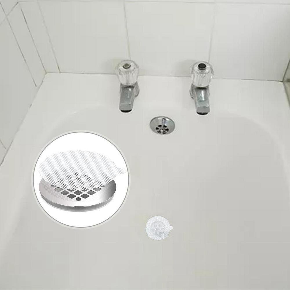 Set 25 Miếng Lưới Lọc Rác Cho Bồn Rửa Nhà Tắm Sử Dụng Một Lần Tiện Lợi