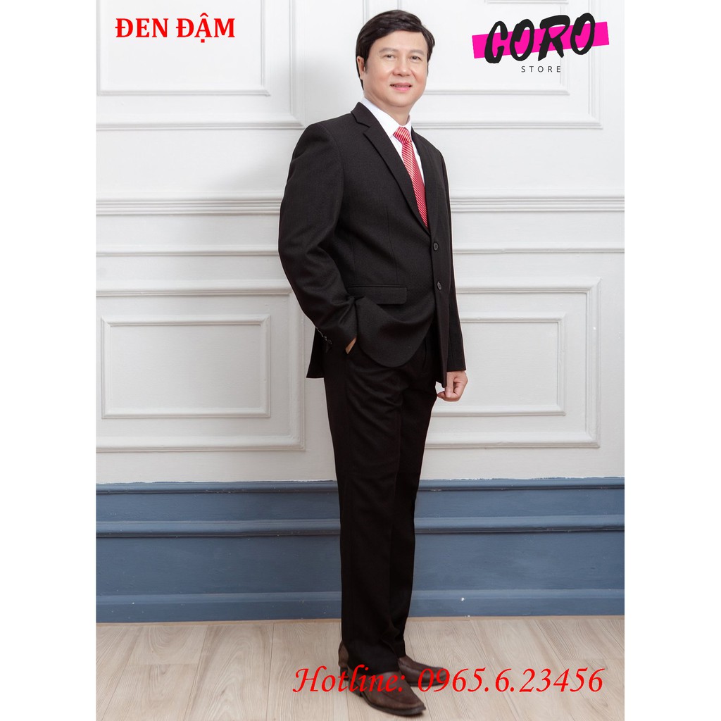 Quần Tây Nam Trung Niên Dáng Suông Ống Rộng Vải Nhập Khẩu Cao Cấp Có Đai Chỉnh Rộng Chật Dành Cho Nam Trung Tuổi | BigBuy360 - bigbuy360.vn