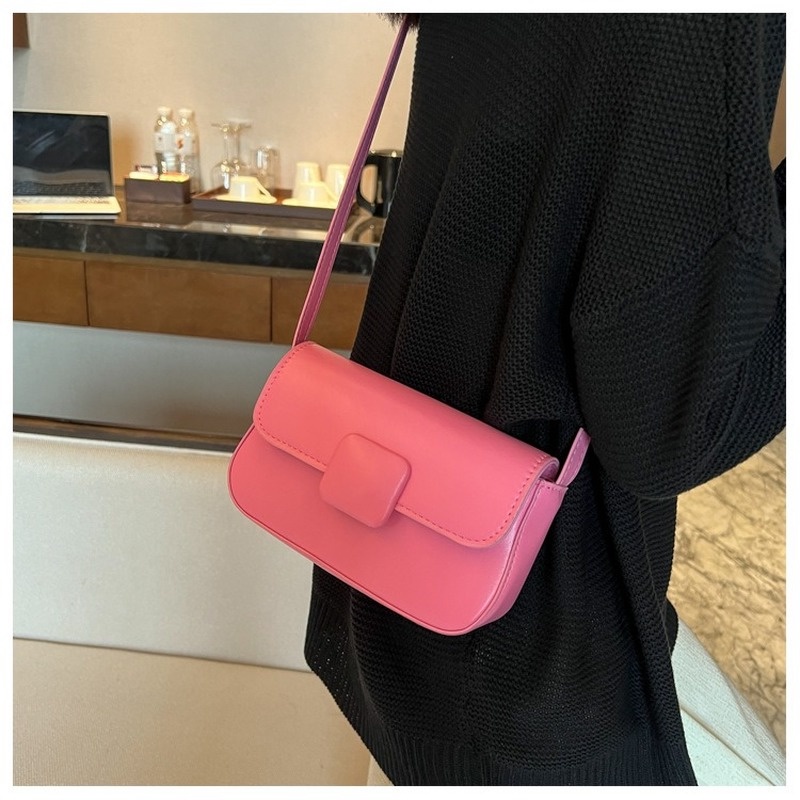 Túi Đeo Vai Hình Vuông Nhỏ Màu Trơn Kiểu Dáng Đơn Giản Thời Trang Mùa Hè NB00099