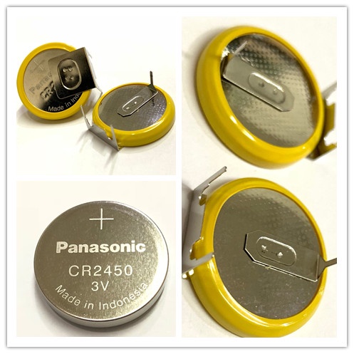 Pin nồi cơm Nhật Panasonic CR2450 3V chân hàn nằm