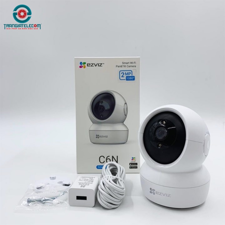 Camera Wifi Ezviz C6N Trong Nhà Xoay 360 Độ, Đàm Thoại 2 Chiều - TRANGIATELECOM