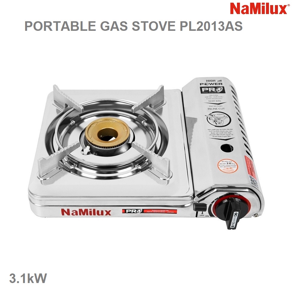 Bếp gas mini Namilux PL 2013AS inox