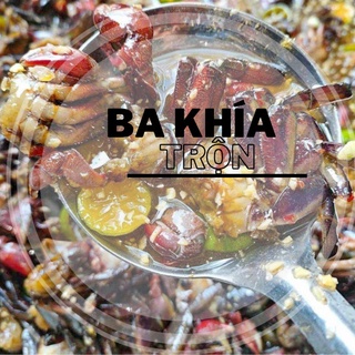 1kg ba khía trộn sẵn ngon đạt chuẩn atvstp | khô gà bà già