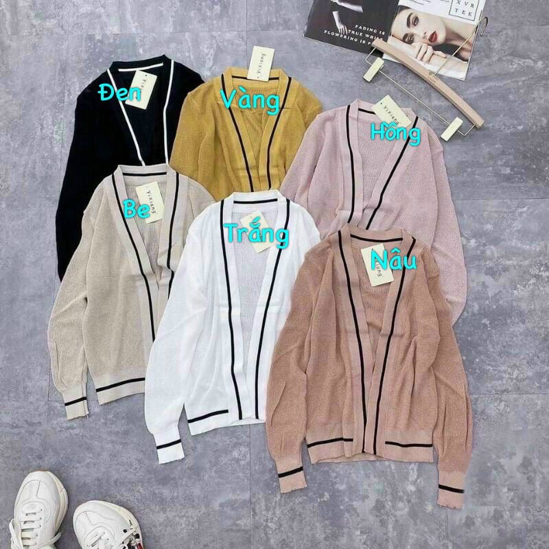 Áo Khoác Len Viền Hàng Quảng Châu ( Ảnh Thật)