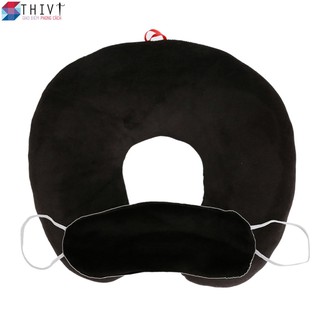 Combo gối chữ U và bịt mắt - THIVI