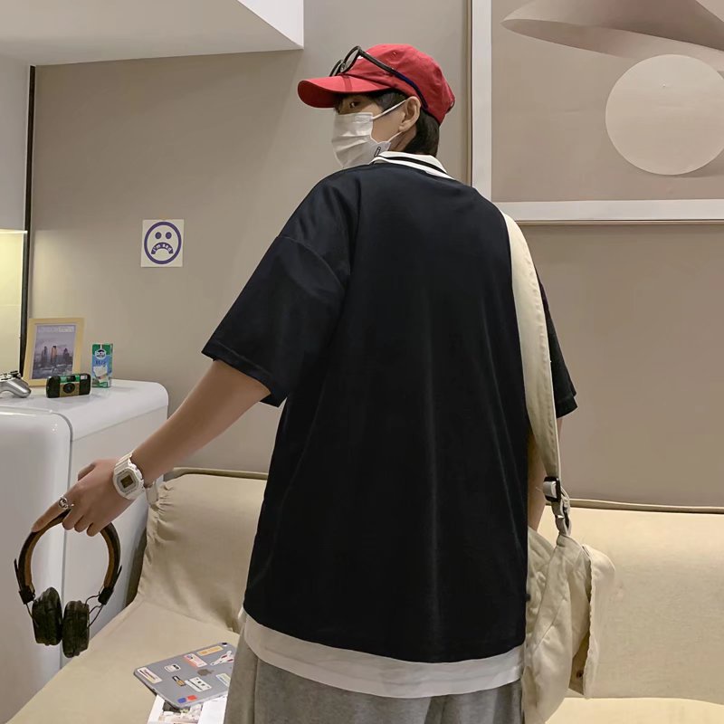Áo polo Tay Ngắn Thời Trang Phong Cách Hàn Năng Động Cho Nam