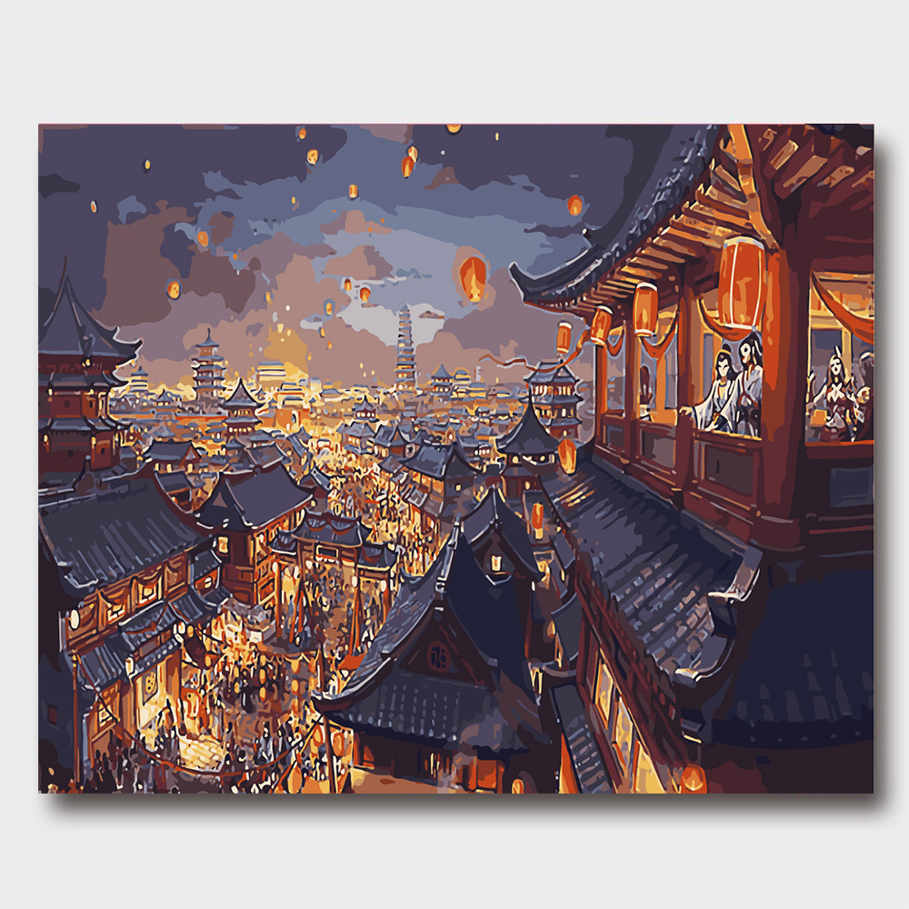 Bộ Tranh Sơn Dầu Diy Cho Gia Đình 15.74x19.68 Inch Xz772Cs Wcl