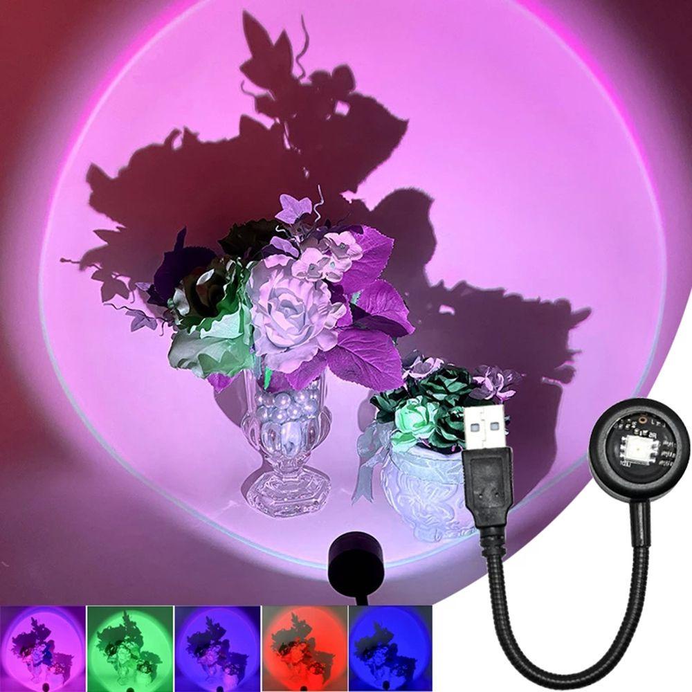 Đèn LED 7 Màu Hình Hoàng Hôn Trang Trí Nhà Cửa