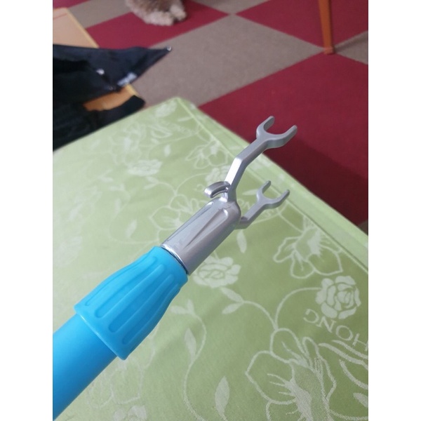 Cây phơi quần áo rút gọn - gậy phơi quần áo, lấy đồ trên cao kéo dài 1m4