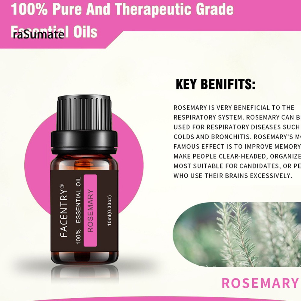 ☞Ra 10ml Natural Lavender Rosemary Moisturizing Fragrance Aromatherapy Essential Oil | BigBuy360 - bigbuy360.vn