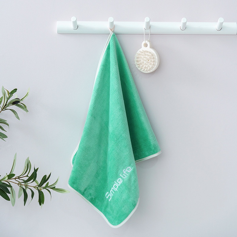 Khăn Tắm Cotton Mềm Mại Màu Trơn Đơn Giản Cho Bé