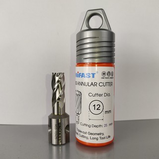 Mũi khoan từ thép gió phi 12 unifast hss 12x25 - 12mm