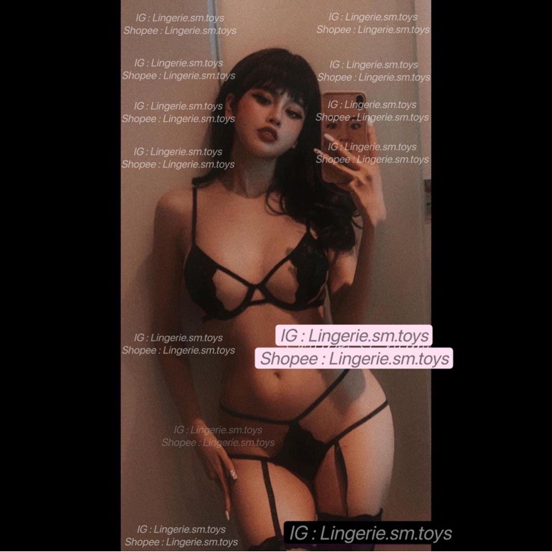 FQ2599 Nội Y Ren Cao Cấp Quyến Rũ • Ren Mỏng Siêu Nhỏ • Có Dây Mắc Gài Vớ Gợi Cảm Mlem - FQ2599 | BigBuy360 - bigbuy360.vn