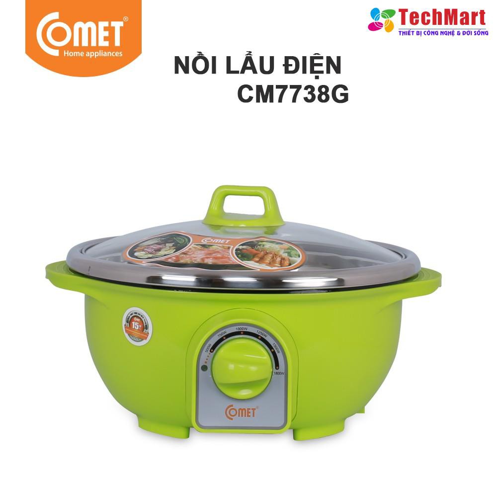 Nồi lẩu điện đa năng Comet CM7738 (3.5L)