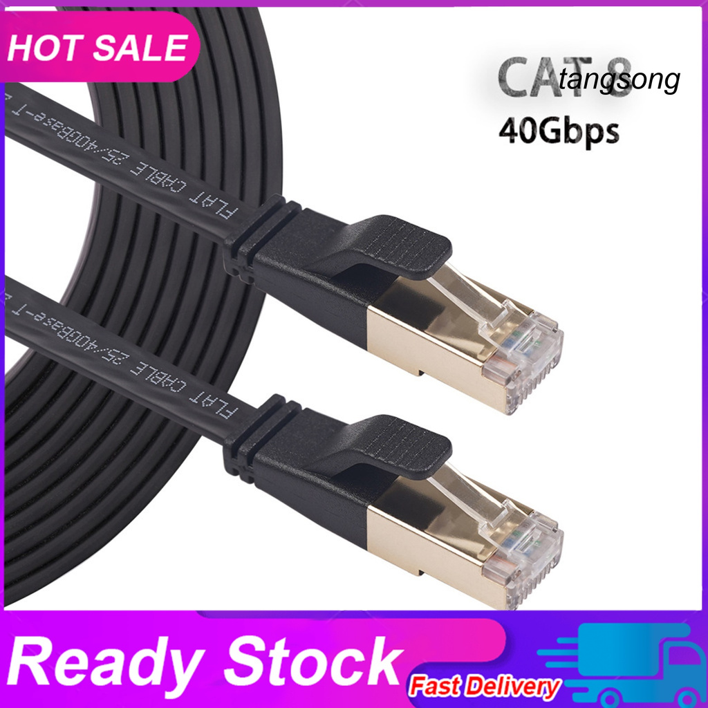 Cáp Mạng Lan Ts- Flat Cat8 Rj45 40gbps Tốc Độ Cao