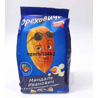 KẸO SOCOLA HẠNH NHÂN IVAN NGA GÓI 400G