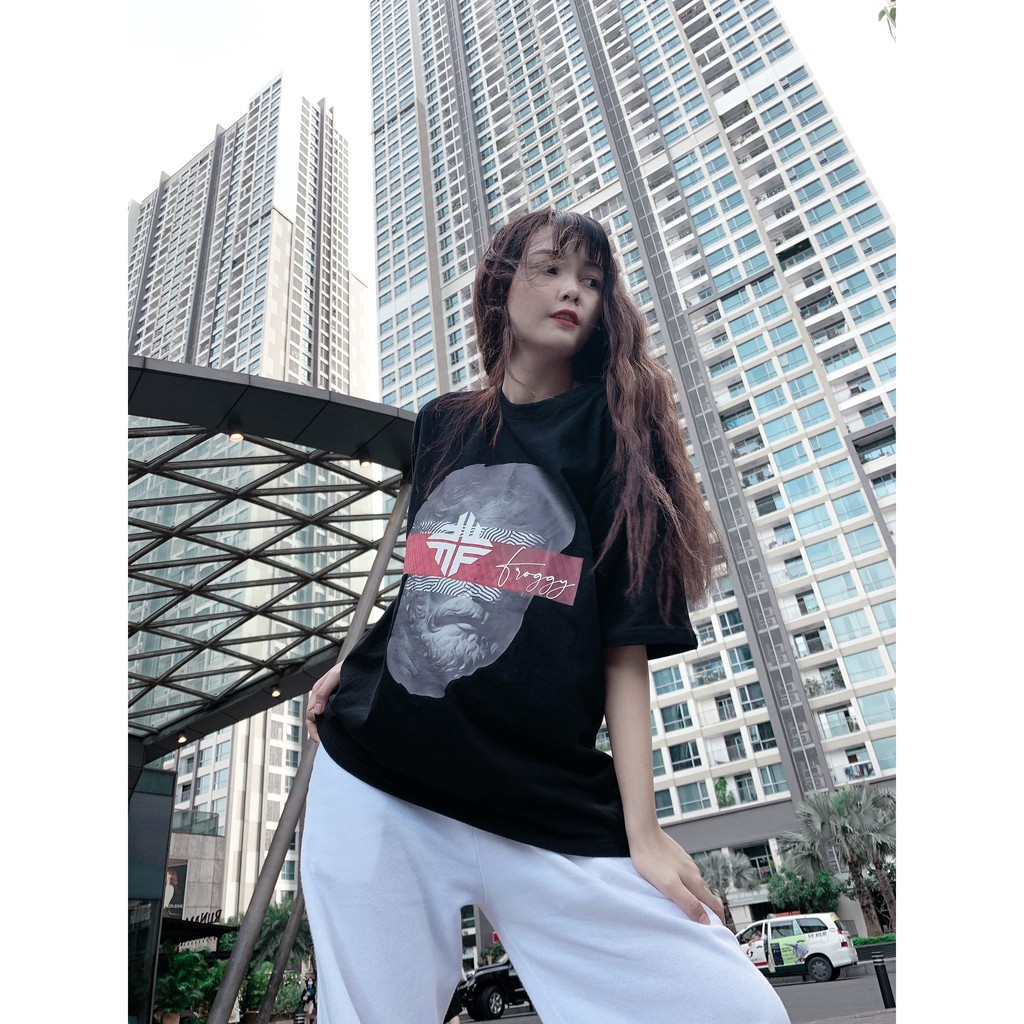 Áo thun tay lỡ FROGGY phông unisex nam nữ cotton oversize form rộng rất dễ phối đồ in hình AESTHETIC cổ điển siêu ngầu | BigBuy360 - bigbuy360.vn