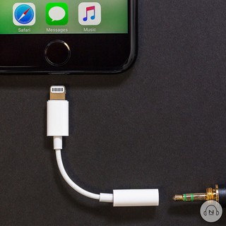 Jack Chuyển Tai Nghe Lightning Sang 3.5 Cho Iphone 7, 7plus, 8, 8plus , X (Kết Nối Bluetooth)