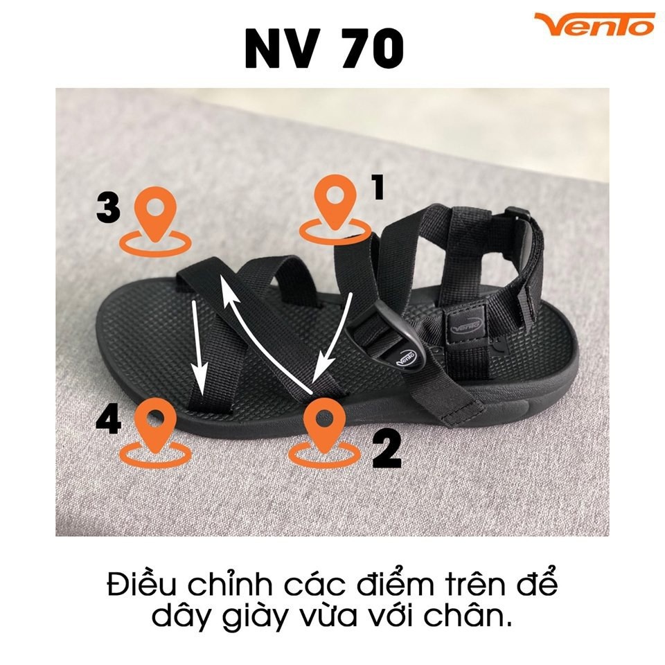 GIÀY SANDAL VENTO CHÍNH HÃNG NV65, NV70, NV117 [SANDAL VENTO NAM NỮ]