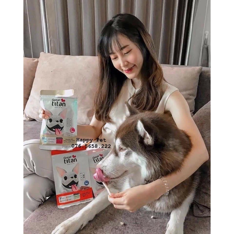 BÁNH QUE THƯỞNG MỀM THỊT THẬT THÁI LAN