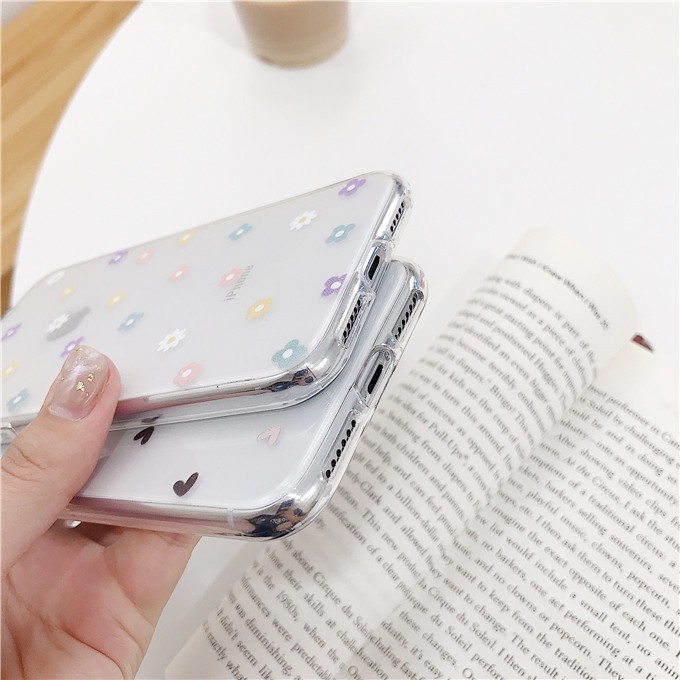 Ốp iphone Hoa nhí ốp dẻo trong 6/6plus/6s/6splus/7/7plus/8/8plus/x/xr/xs/11/12/pro/max/plus/promax đủ mã iphone