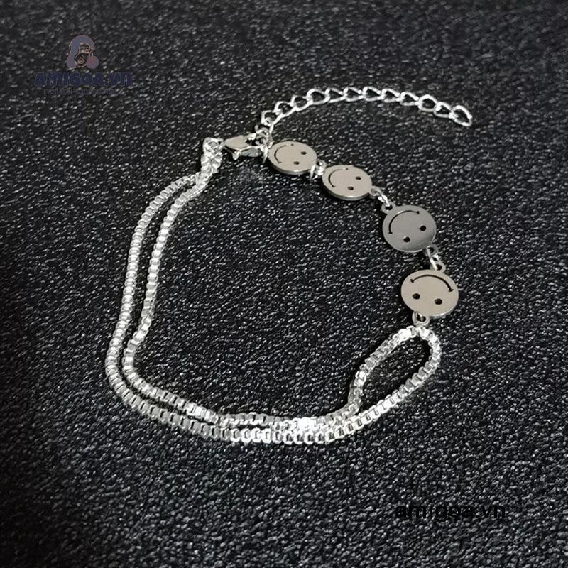 ✨✨Vòng Tay Mặt Cười Nữ Siêu Hot Phong Cách Châu Âu