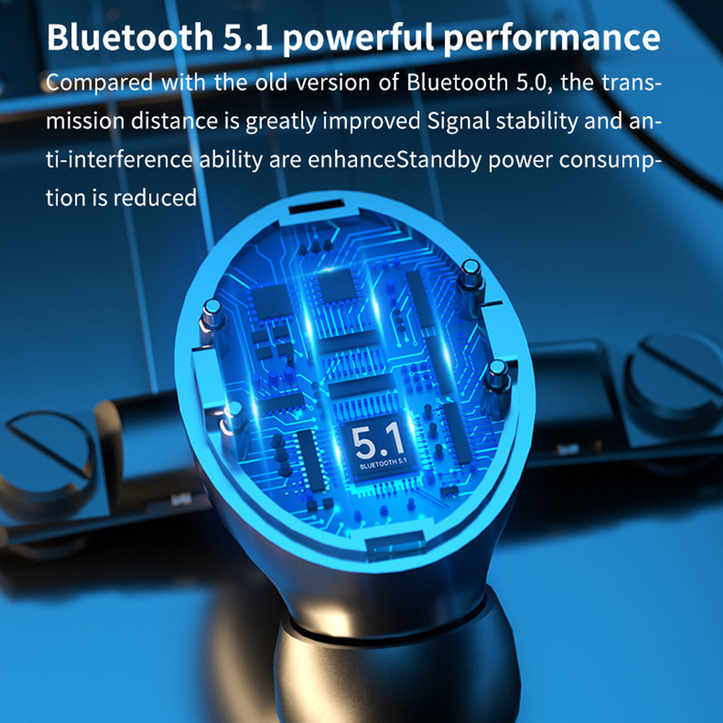 Tai Nghe Nhét Tai R7 Bluetooth 5.1 Không Dây Âm Thanh Siêu Trầm