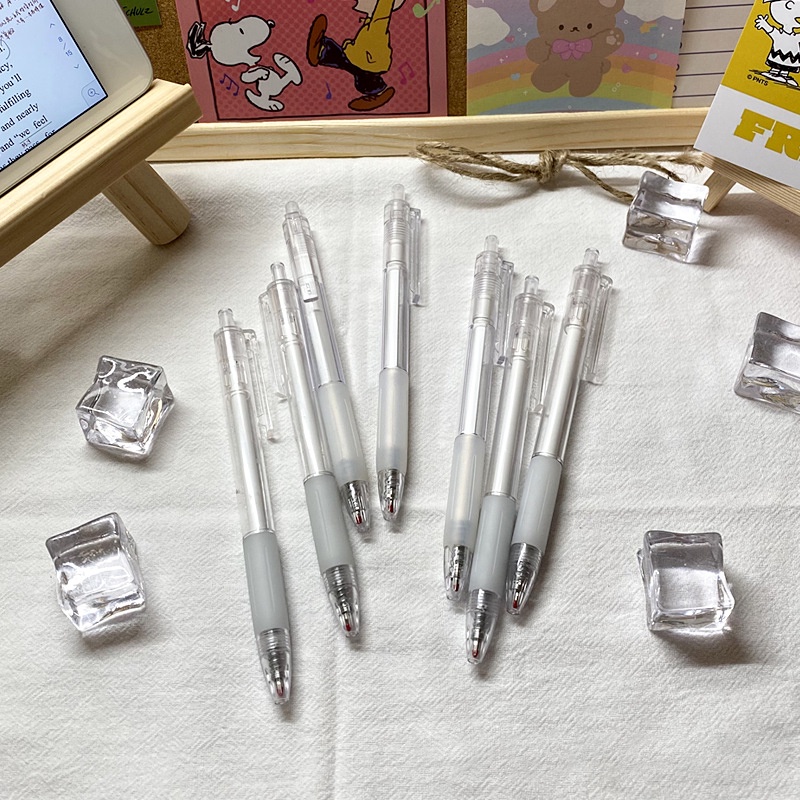 Bút Mực Gel Trong Suốt Ngòi 0.5mm