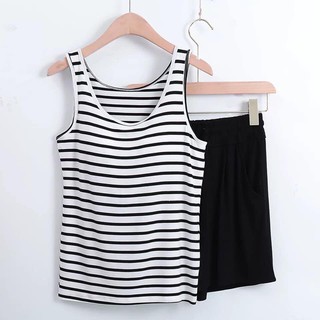 [DEAL HỦY DIỆT] Đồ Bộ Áo Ba Lỗ + Quần Short, Vải Cotton Dày Mịn