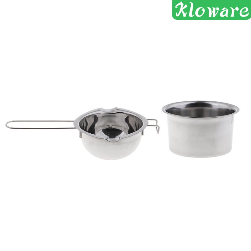 Bộ 2 nồi đun nóng chảy sáp bằng thép không gỉ