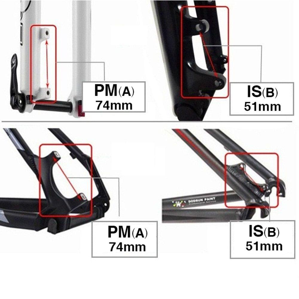 Bộ Chuyển Đổi Phanh Đĩa REBUY1 Siêu Nhẹ PM Sang PM Cho Xe Đạp Leo Núi