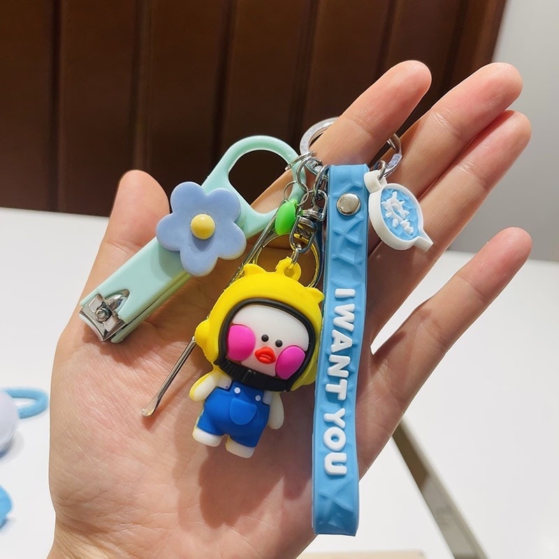 Móc Khóa Hình Búp Bê Kỳ Lân 37 Kiểu Sáng Tạo Bằng Silicon Dễ Thương