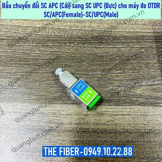 Đầu Chuyển Đổi SC APC Sang SC UPC Chuyên Dùng Cho Máy OTDR SC/APC(Female)-SC/UPC(Male)