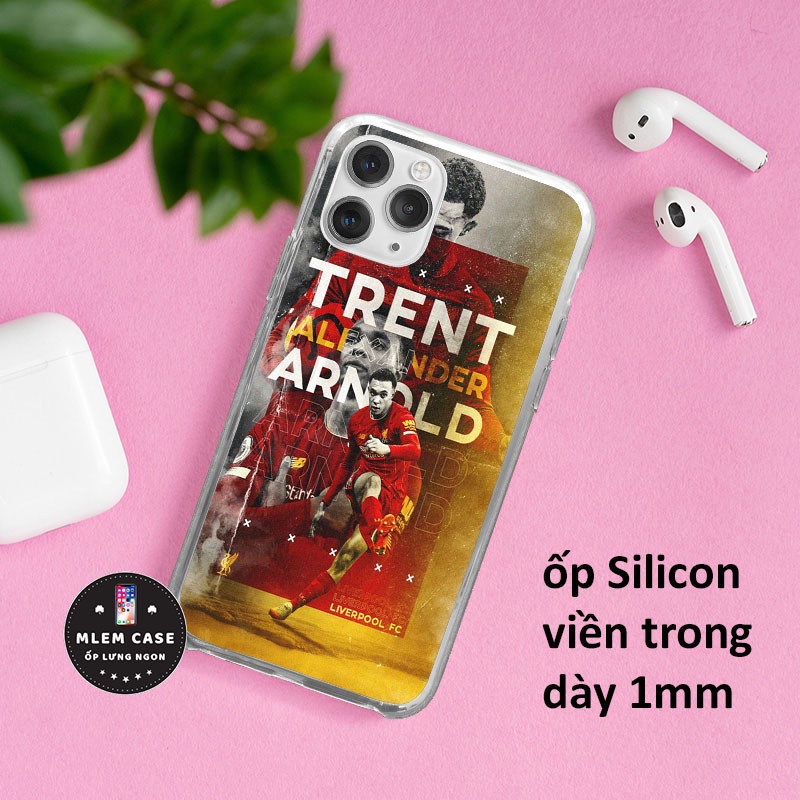 🔥Ốp iPhone Trent Alexander Arnold 🔥Ốp Kính Silicon Liverpool iphone 6s 6 7 8 Plus X Xr Xs Max 11 12 13 Pro FOOTBALL095
