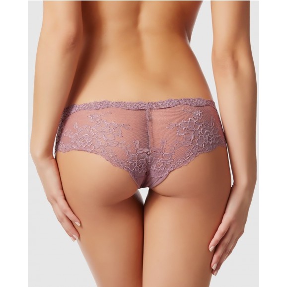 Quần lót ren Brazilian xách tay Lasenza màu Rose Grey Q249