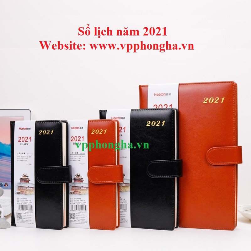 Sổ lịch 2021A2599 khuy bấm A5 KT:142x208mm