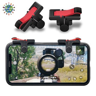 Set 2 tay cầm chơi game PUBG/Free Fire gắn điện thoại D9 cho IOS Android