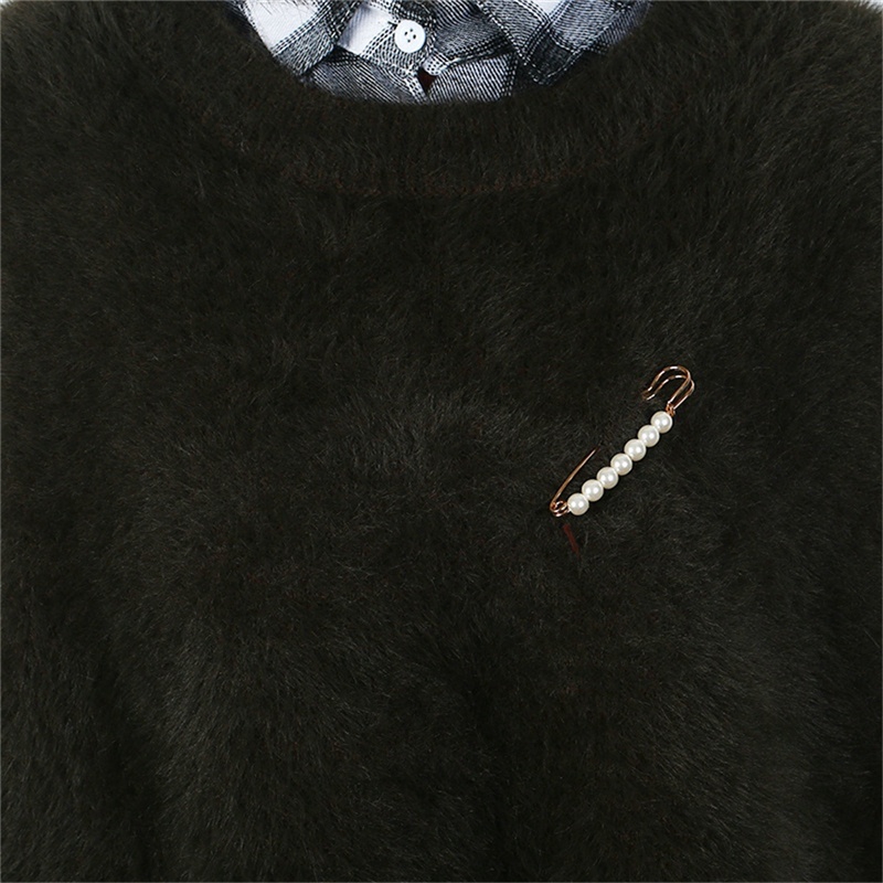 Ghim cài áo dạng chuỗi ngọc trai giả thời trang cho nam &amp; nữ