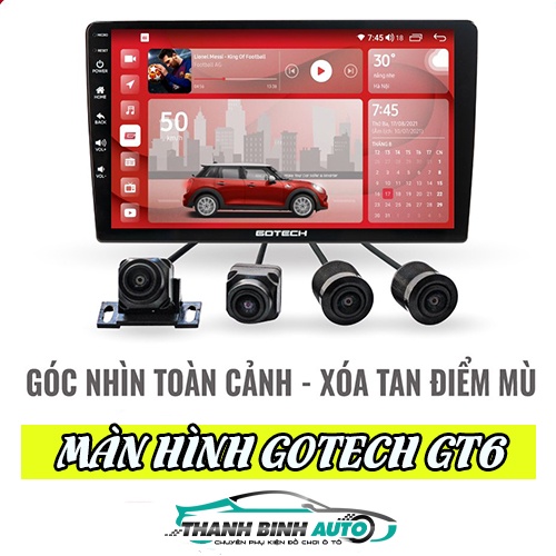 MÀN HÌNH GOTECH GT6 CHÍNH HÃNG