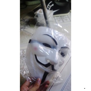 Mặt nạ hacker - Vàng - Anonymous có kẻ mắt độc đáo