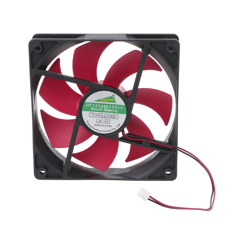 Quạt Tản Nhiệt CPU 120x120x25mm DC 12V 2pin Không Gây Tiếng Ồn Cho Máy Tính Để Bàn 1800