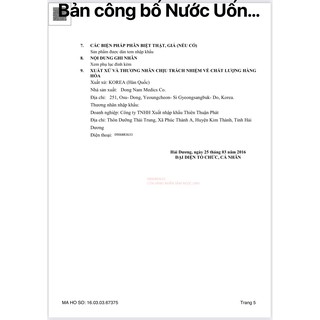 nước sâm 3 hộp 30 chai