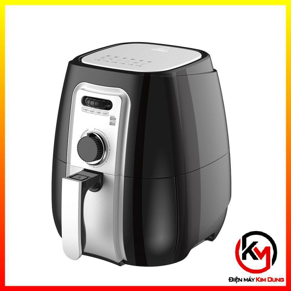 Nồi Chiên Không Dầu, Máy Chiên Không Dầu SUNHOUSE SHD4025 Đen 3L- Tách Béo, Chiên Nướng Dễ Dàng, Bảo Vệ Sức Khoẻ