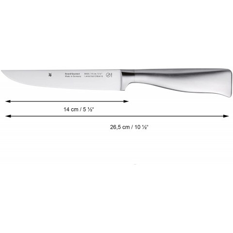 Bộ 3 dao inox WMF Grand Gourmet chất liệu thép không gỉ sáng bóng [nhập Đức chính hãng]