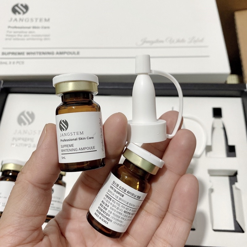 - Combo 2 lọ tế bào gốc dưỡng trắng giảm nám )2x5ml)